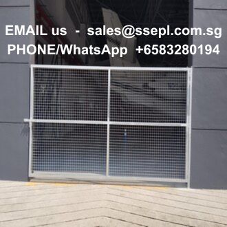 Contact banner on a gray wall showing the email sales@ssepl.com.sg and phone/WhatsApp +6583280194 over a metal-screen window.